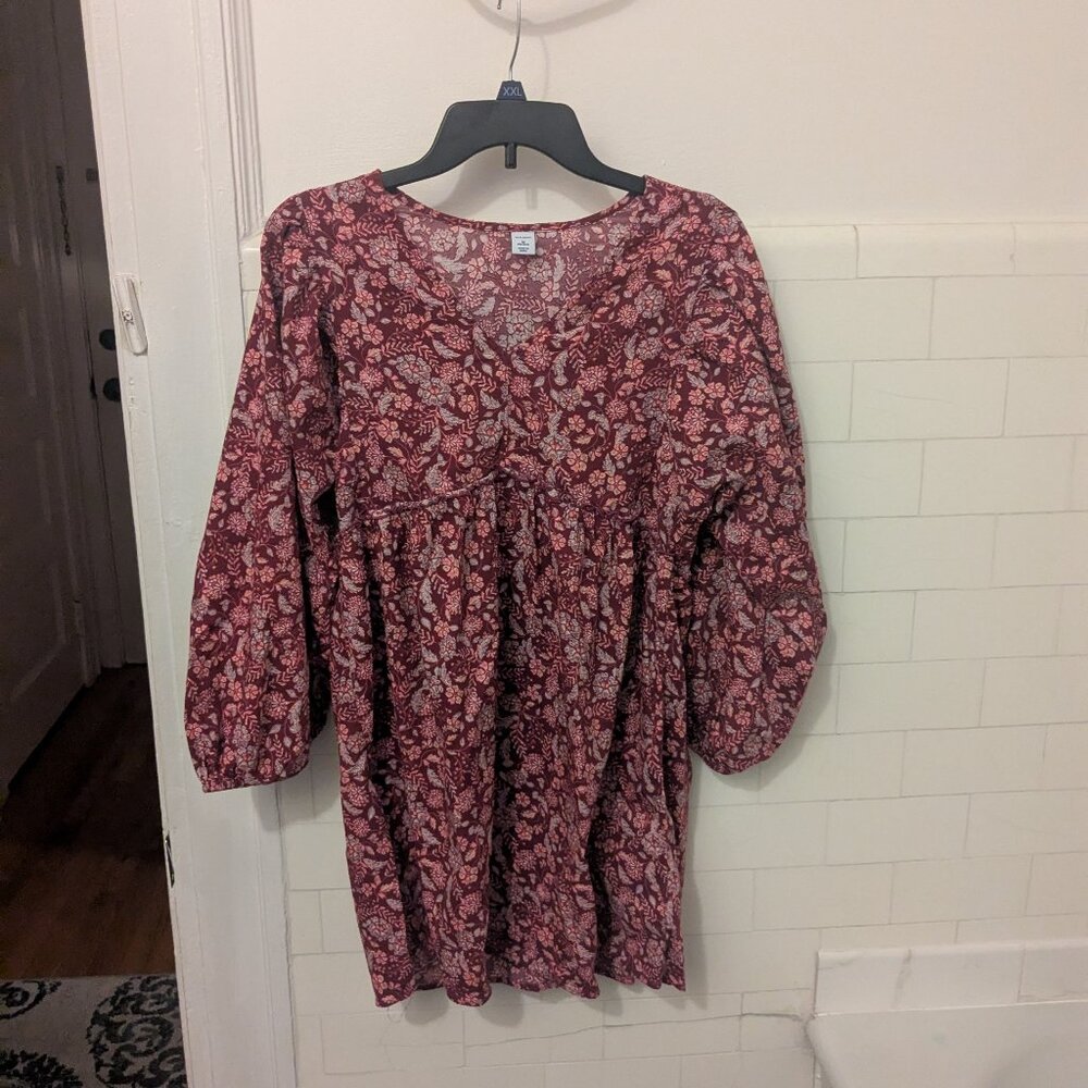 Super short bubble sleeve dress